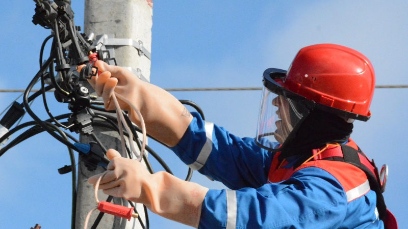 Работы на электросетях в Рузе и деревнях округа