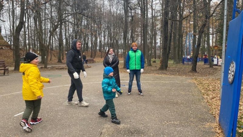 Подвижные игры в парке «Городок»
