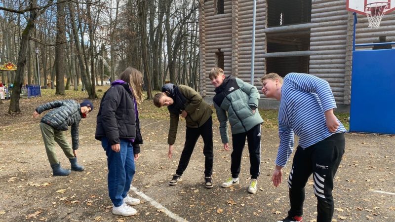 Ружане занимались фитнесом на свежем воздухе