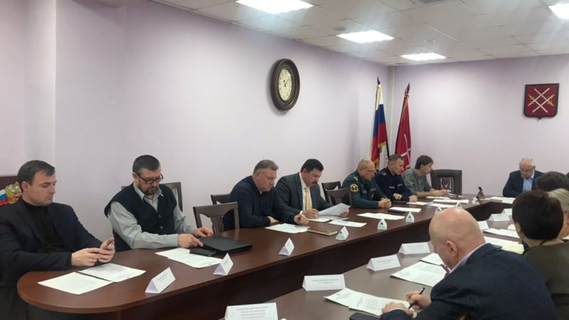 На очередном заседании КЧС Рузского округа