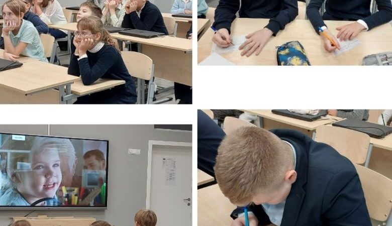 Тучковские школьники говорили о трудолюбии и доброте