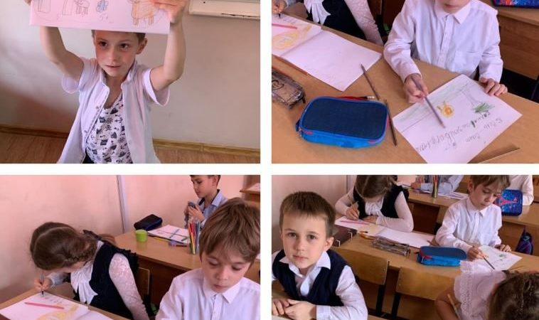 Тучковские школьники рисовали под музыку Сен-Санса