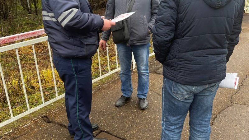 В Рузском округе прошел рейд