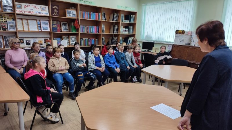 В Тучковской библиотеке прошел исторический час