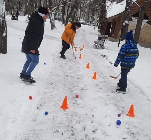 На Городке прошли веселые старты