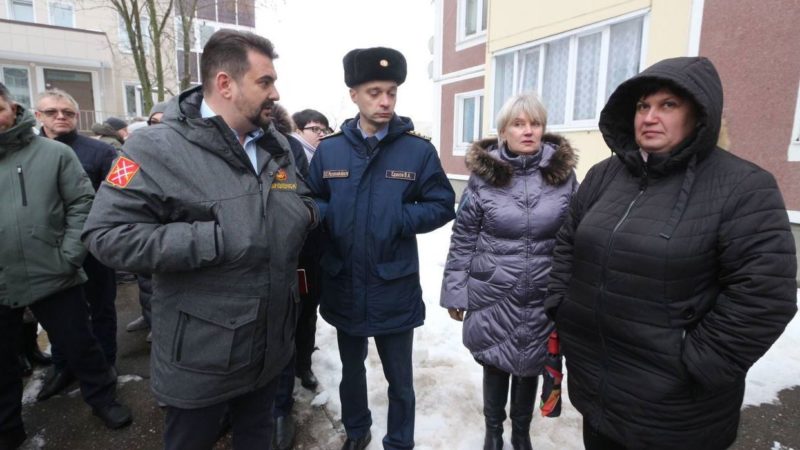 Николай Пархоменко проверил, как убирают снег в Рузе
