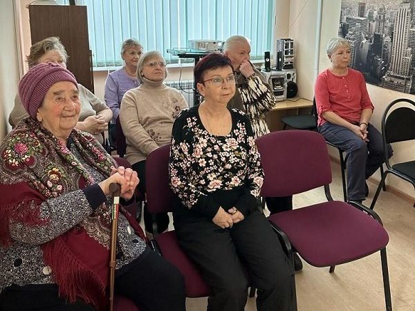В Волковской библиотеке состоялись посиделки