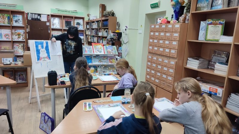 В Тучковской библиотеке работает творческая мастерская