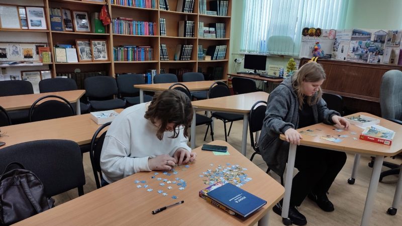 Тучковцы посетили игротеку в библиотеке
