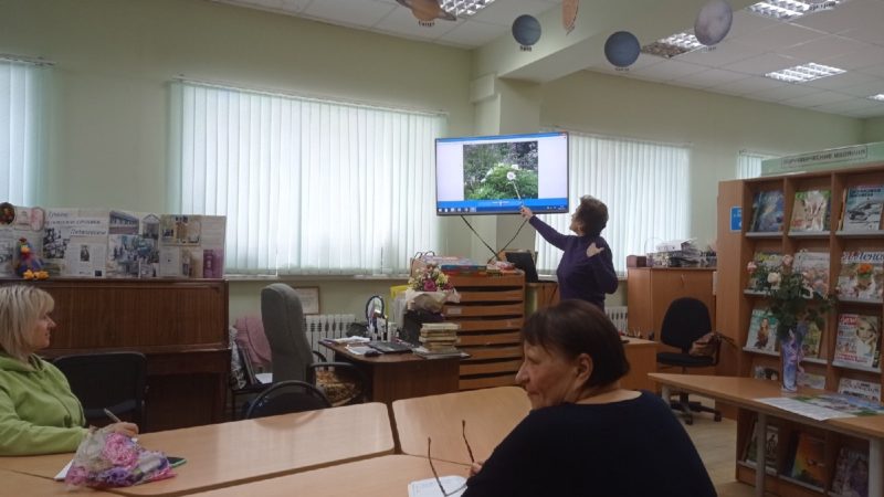 В Тучковской библиотеке проходят уроки по ландшафтному дизайну