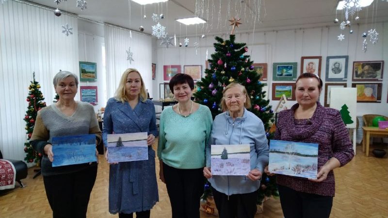 Уроки живописи для рузских долголетов