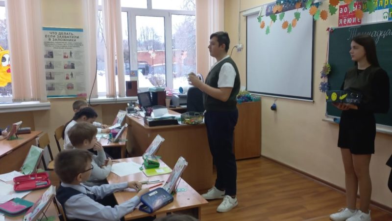Викторина по правилам безопасности в Рузской школе №2