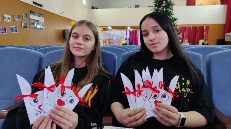 Тучковцы мастерили новогодние сувениры