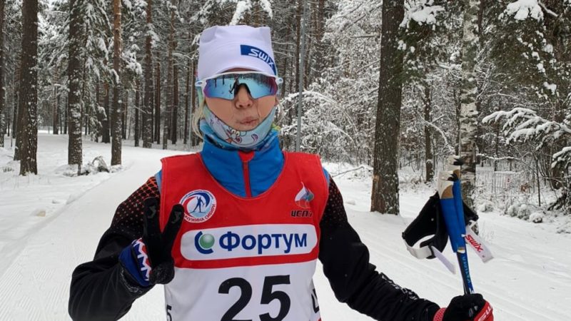 Лыжница из Рузского округа участвует в V этапе Кубка России-2023