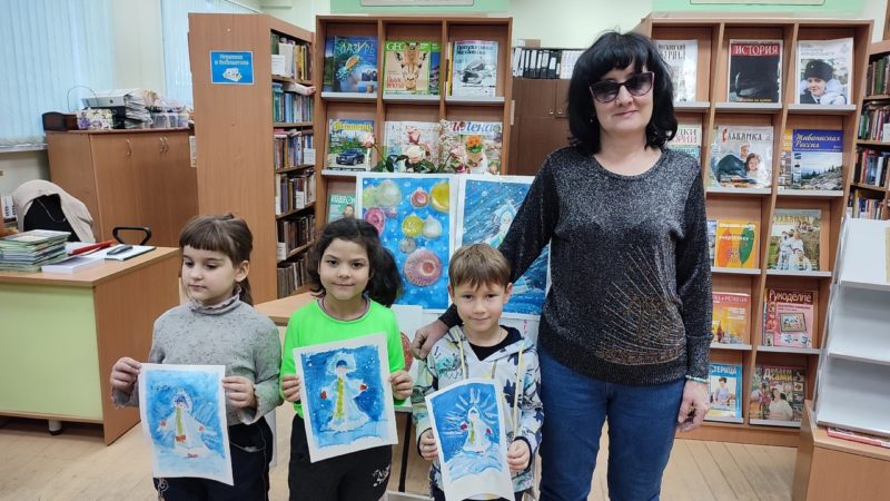В Тучковской библиотеке работает творческая мастерская