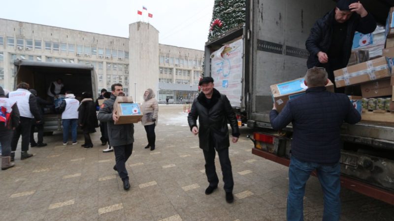 Рузский округ отправил гуманитарный груз