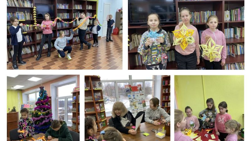 В Лидинской библиотеке состоялся новогодний мастер-класс