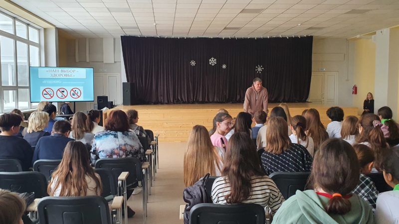 Тучковским школьникам – о здоровом образе жизни