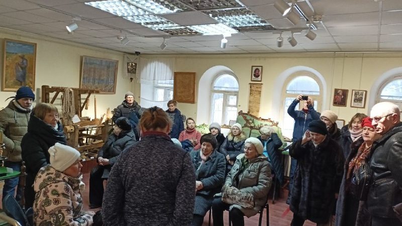 Экскурсия в Рузском музее для участников проекта «Активное долголетие»