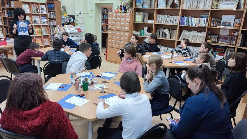 Тучковские школьники занимались в творческой мастерской