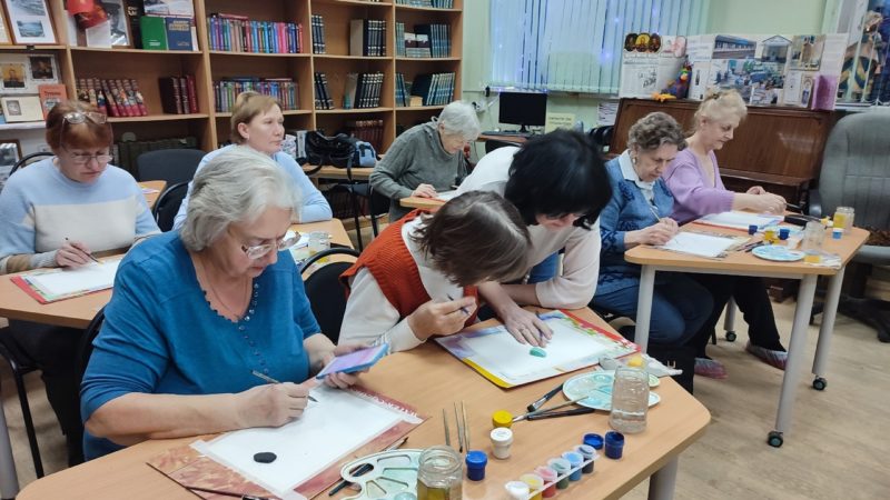 Тучковские пенсионеры реализовывали творческие способности