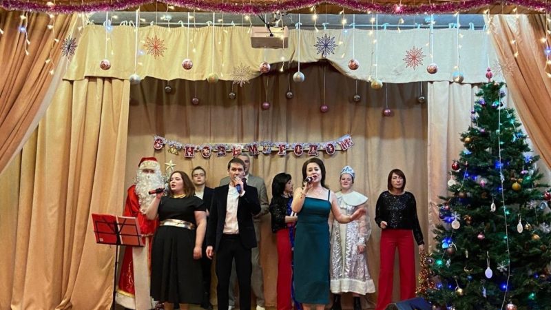 В Орешках прошел новогодний концерт