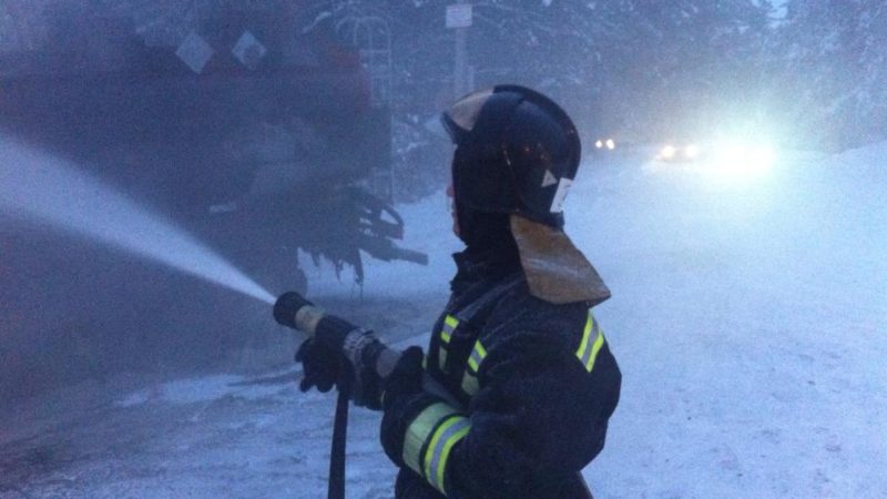 Рузские пожарные тушили дачу и хозпостройки