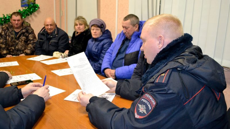 Ружан информируют об отчетах полицейских