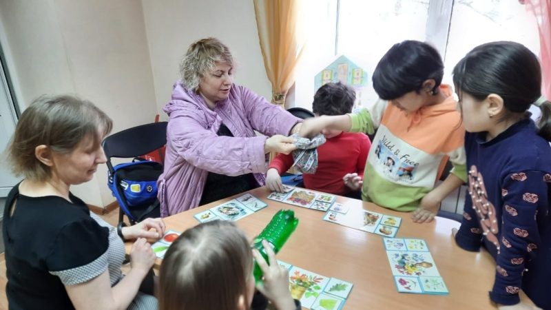 Тучковцы играли в библиотеке