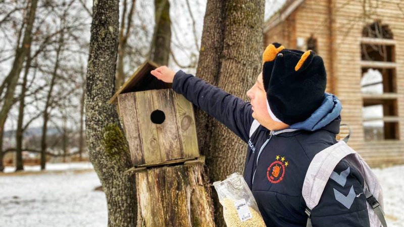 В парке «Городок» заботятся о пернатых