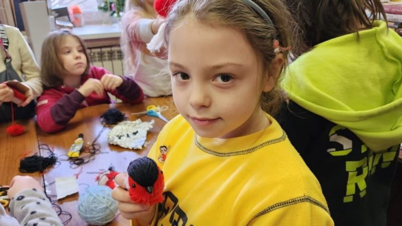 Дороховчане занимались творчеством в библиотеке