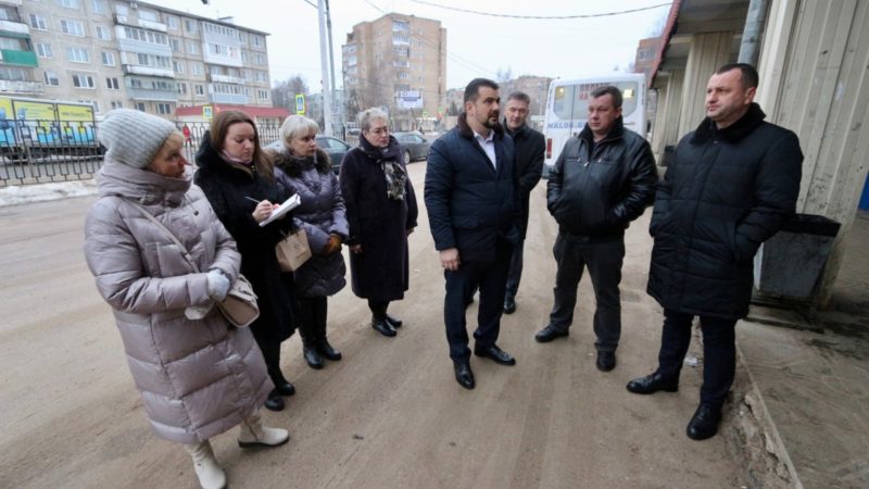 Николай Пархоменко побывал на автостанции в Рузе