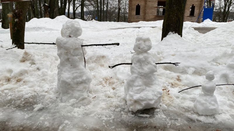 В Рузе прошел День счастливых снеговиков