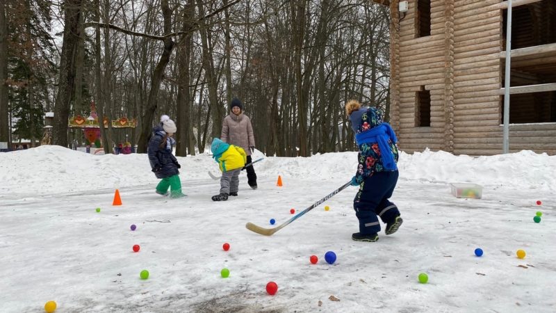 Ружане занимались спортом на Городке