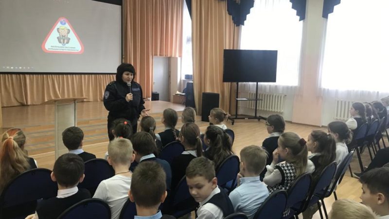 Рузским школьникам рассказали о необходимости соблюдения ПДД