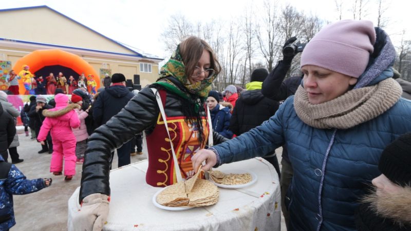 Как в Тучково зиму провожали
