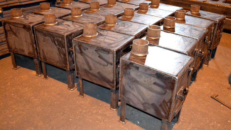 Печки-буржуйки из Тучково согреют бойцов специальной военной операции