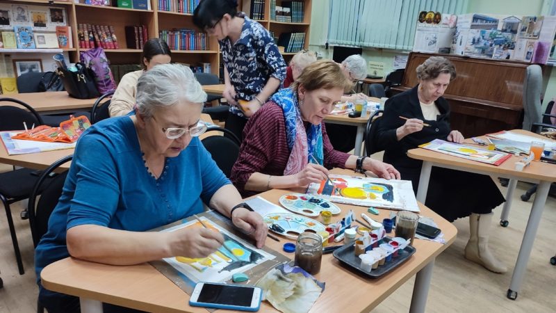 Натюрморт от тучковских любителей живописи