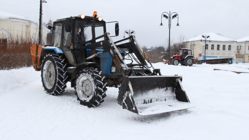 В Рузском округе расчищают общественные территории