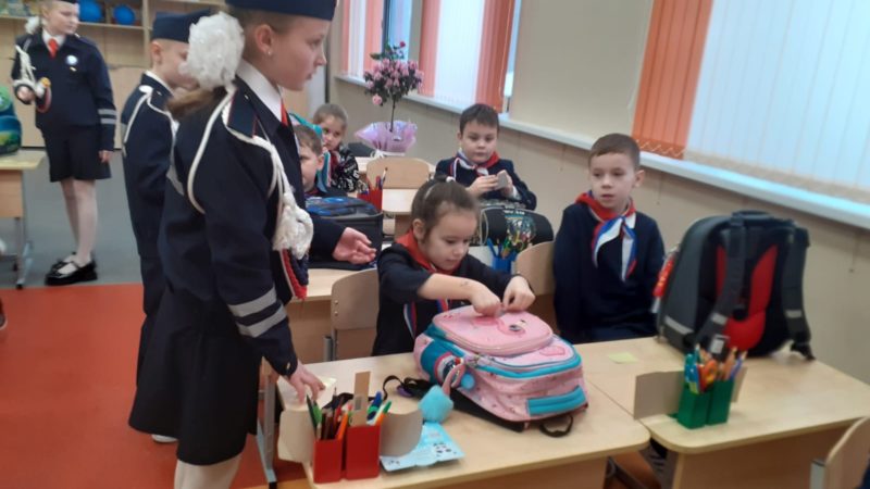 Тучковским школьникам напомнили правила дорожного движения