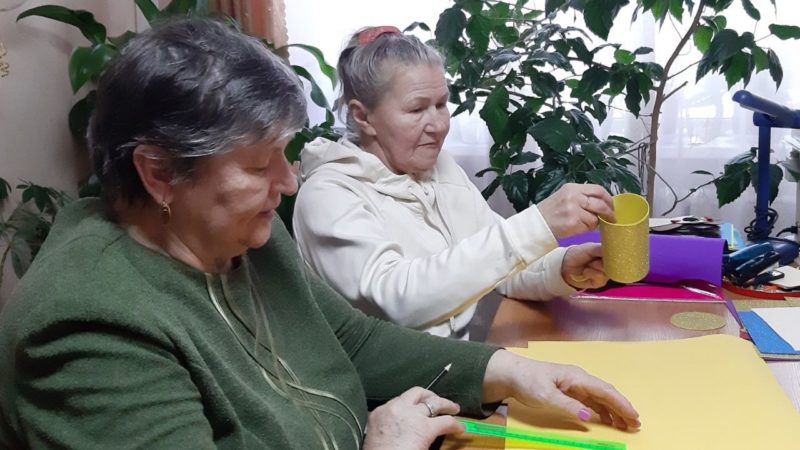 Барынинские пенсионеры готовили подарки к 23 Февраля