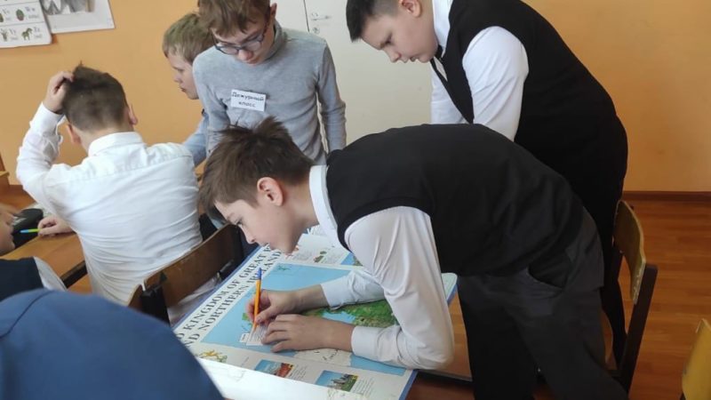 Рузские школьники создавали лэпбук