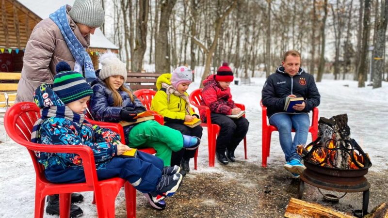 На Городке сочиняли сказочные истории