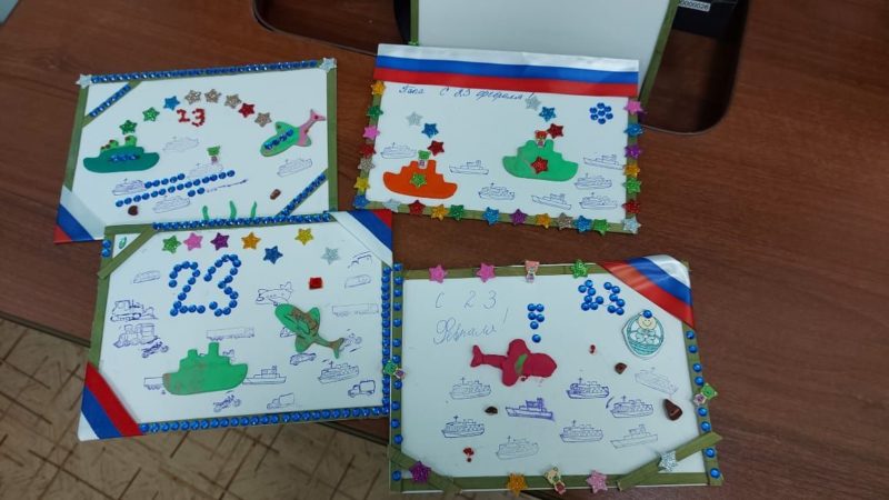 Мастер-класс ко Дню защитника Отечества в Рузской библиотеке