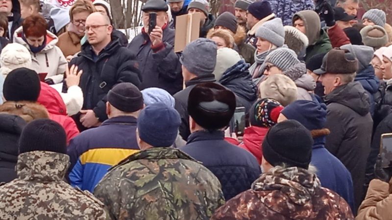 С жителями Петрищево и Грибцово проведен сход