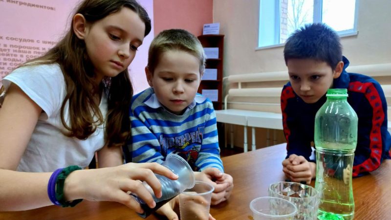 Химические эксперименты в Рузской библиотеке