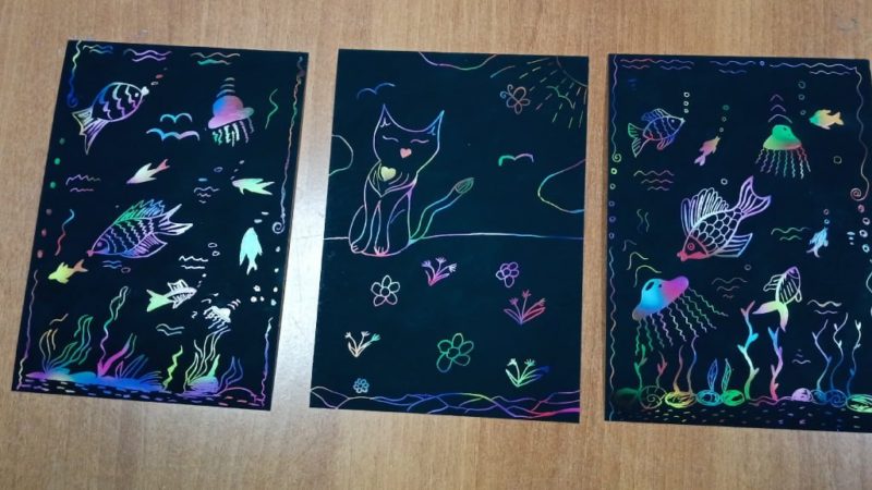 В Брикете рисовали дети