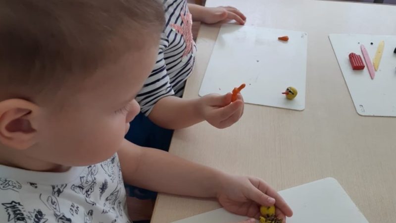 Нововолковские дошкольники занимались лепкой