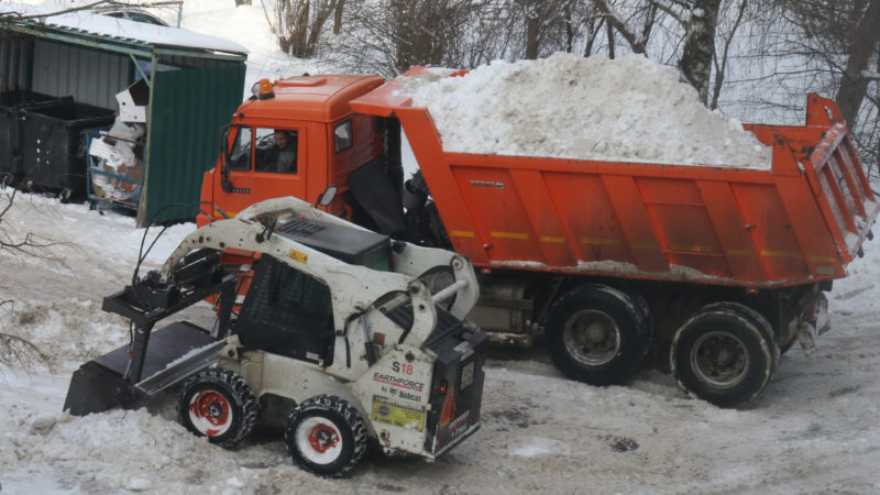 В Рузском округе ликвидируют последствия снегопада