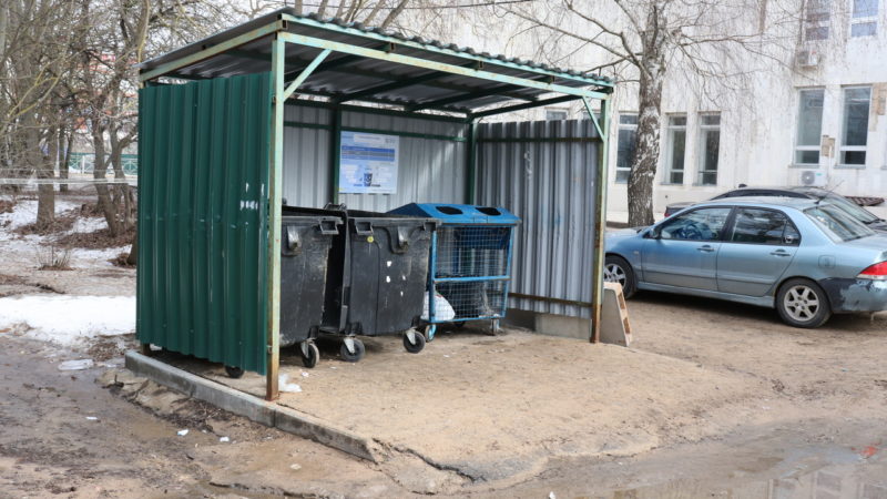 В Рузском округе наводят чистоту на контейнерных площадках